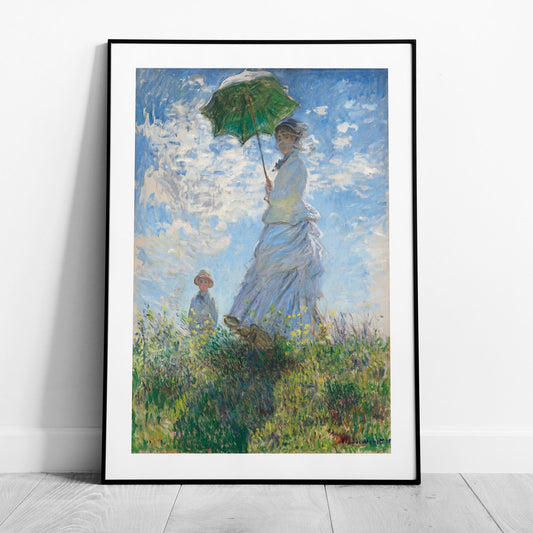 Madame Monet and Her Son - Claude Monét - Rolled Poster Wall Art Print - House Prints