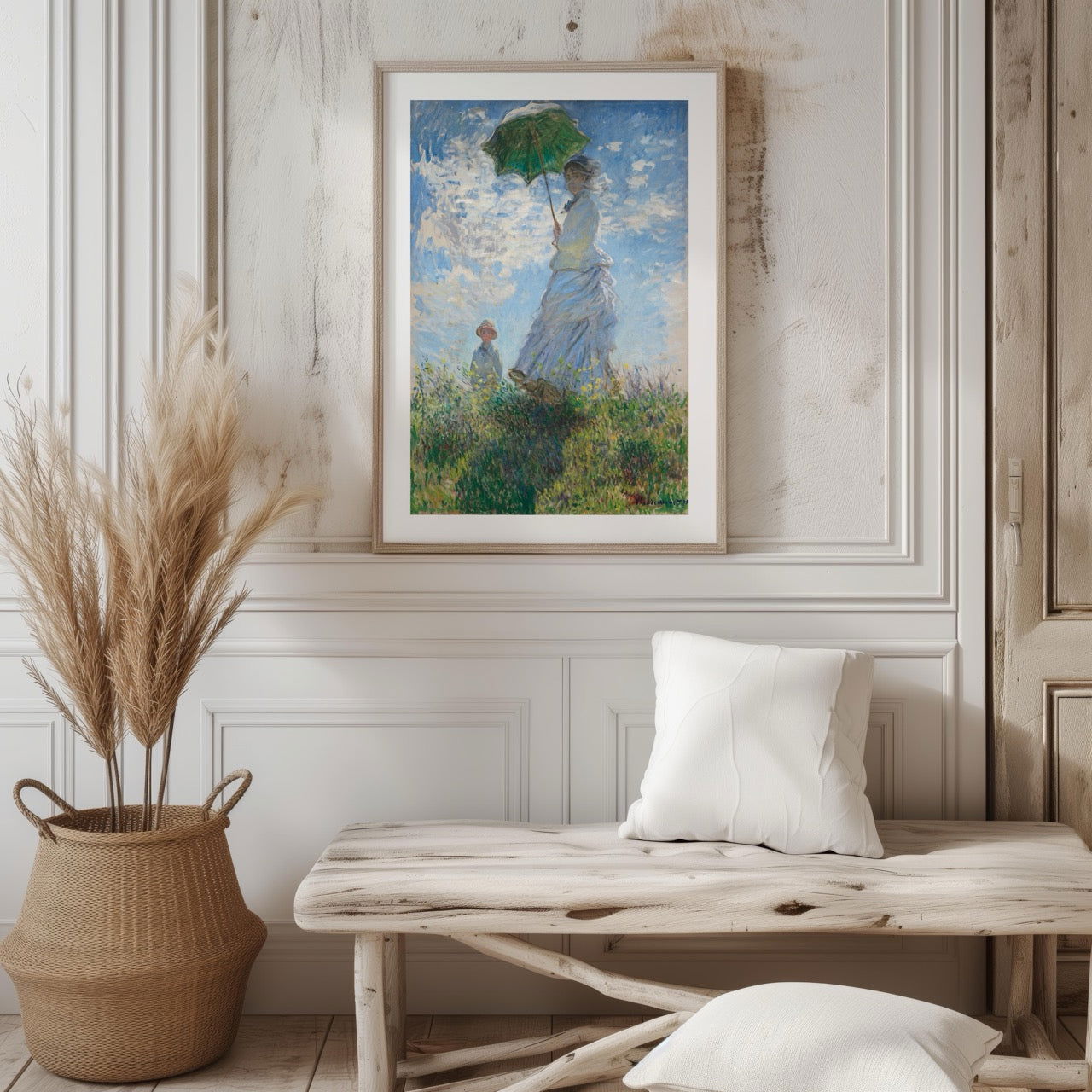 Madame Monet and Her Son - Claude Monét - Rolled Poster Wall Art Print | House Prints