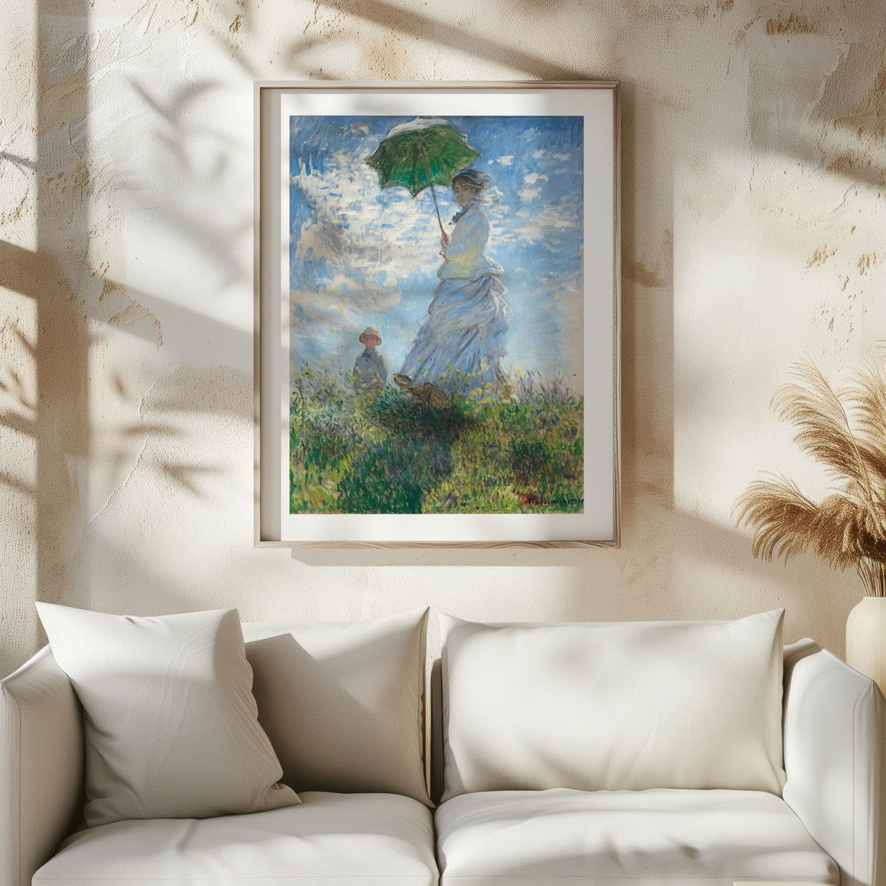 Madame Monet and Her Son - Claude Monét - Rolled Poster Wall Art Print | House Prints
