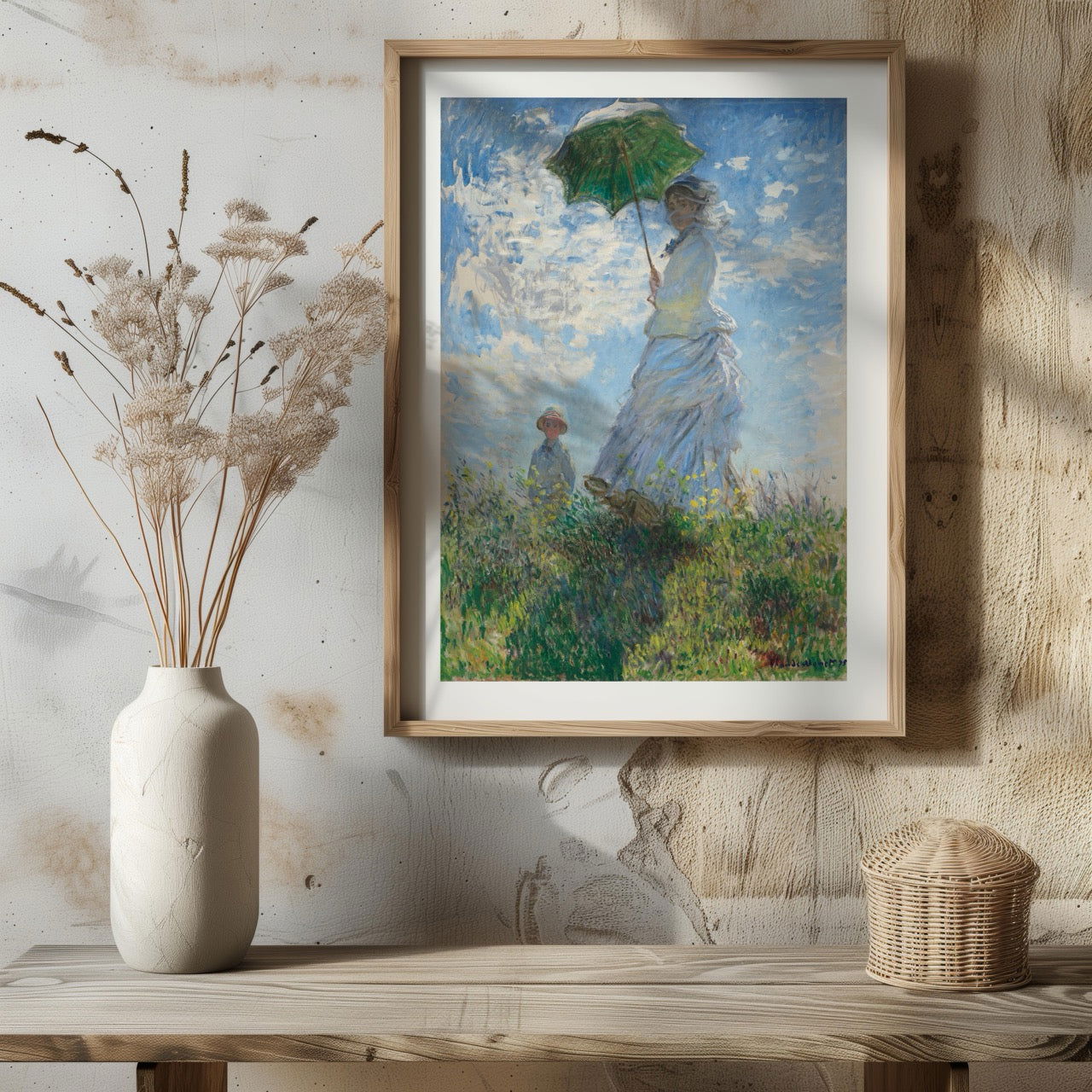 Madame Monet and Her Son - Claude Monét - Rolled Poster Wall Art Print | House Prints