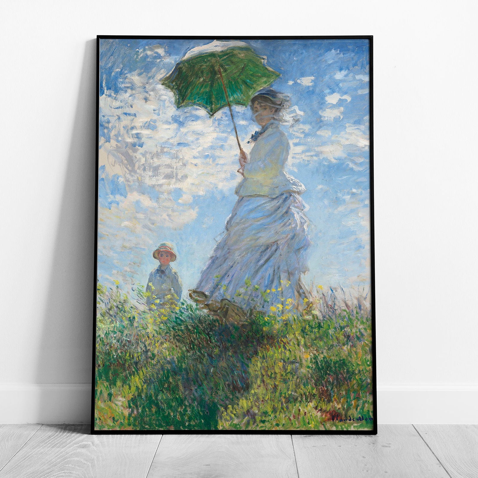 Madame Monet and Her Son - Claude Monét - Rolled Poster Wall Art Print | House Prints