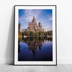 Magical Fantasy Castle Landscape - Rolled Poster Wall Art Print | House Prints
