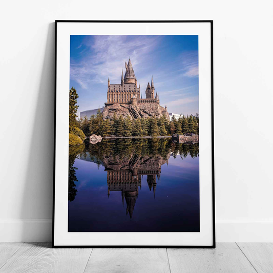 Magical Fantasy Castle Landscape - Rolled Poster Wall Art Print - House Prints