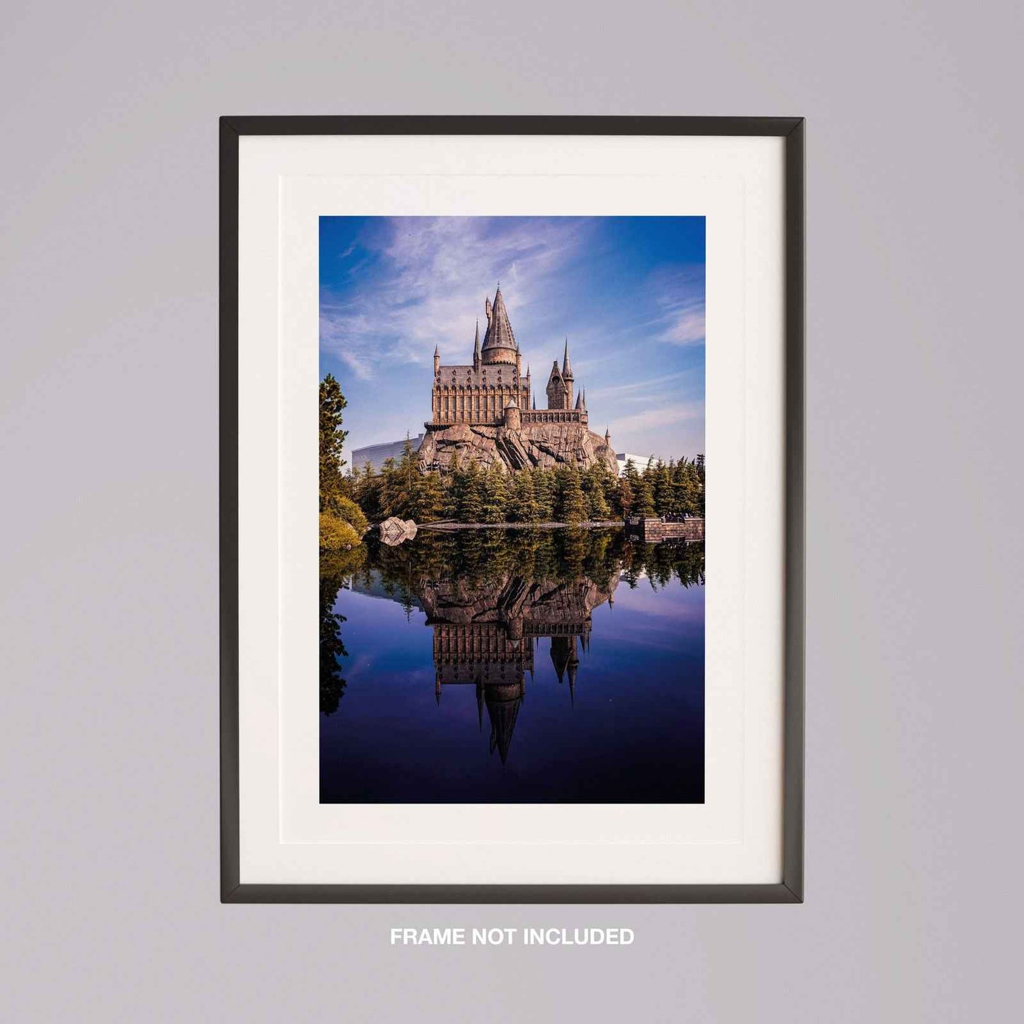 Magical Fantasy Castle Landscape - Rolled Poster Wall Art Print - House Prints