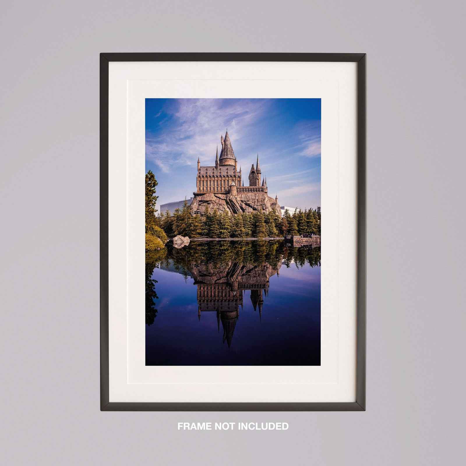 Magical Fantasy Castle Landscape - Rolled Poster Wall Art Print - House Prints