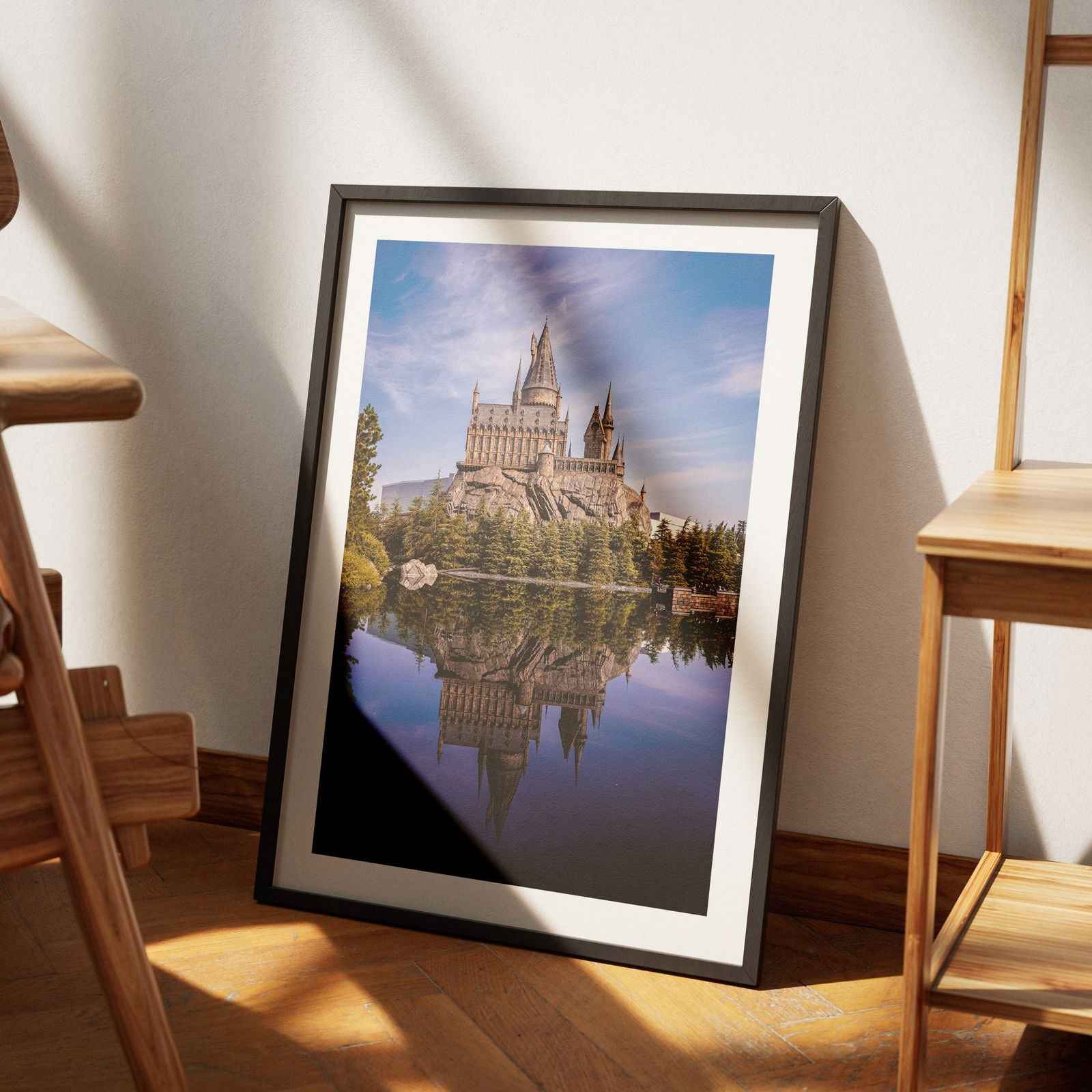 Magical Fantasy Castle Landscape - Rolled Poster Wall Art Print - House Prints