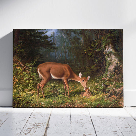 Maternal Love - William Harring - Framed Canvas Wall Art Print - House Prints