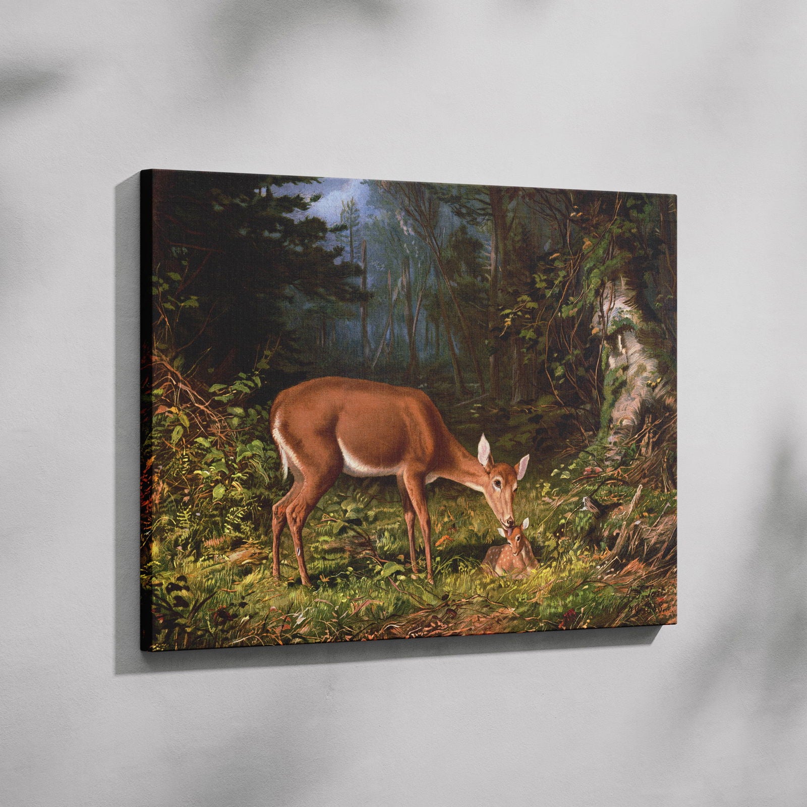 Maternal Love - William Harring - Framed Canvas Wall Art Print | House Prints