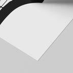 Minimalist Black & White Guitar Music Instrument - Rolled Poster Wall Art Print