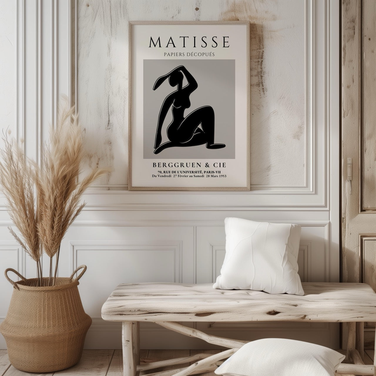 Modern Bold Figure Papiers Découpés - Henri Matisse - Rolled Poster Wall Art Print