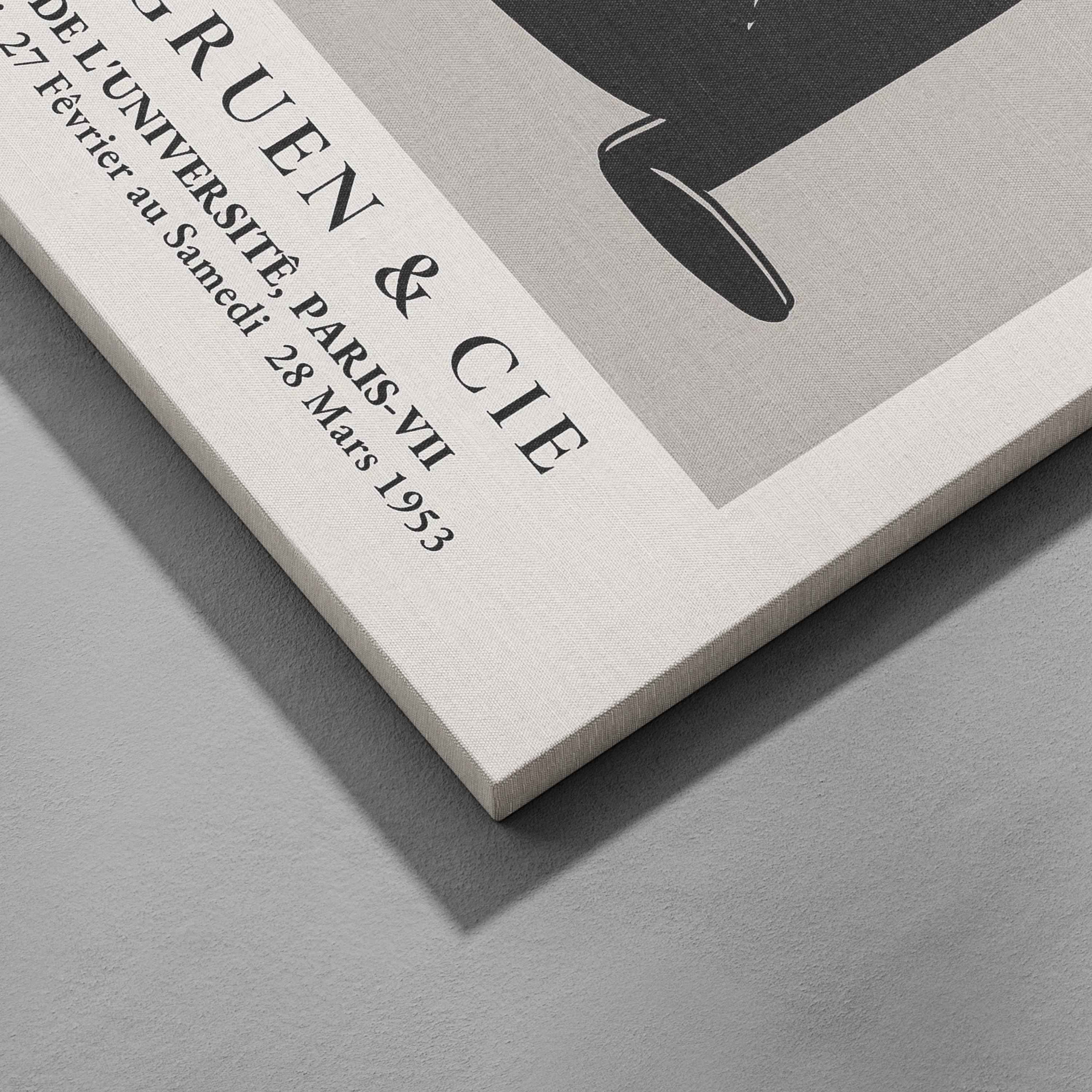 Modern Bold Figure Papers D'Occasion - Henri Matisse - Framed Canvas Wall Art Print