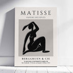 Modern Bold Figure Papers D'Occasion - Henri Matisse - Framed Canvas Wall Art Print
