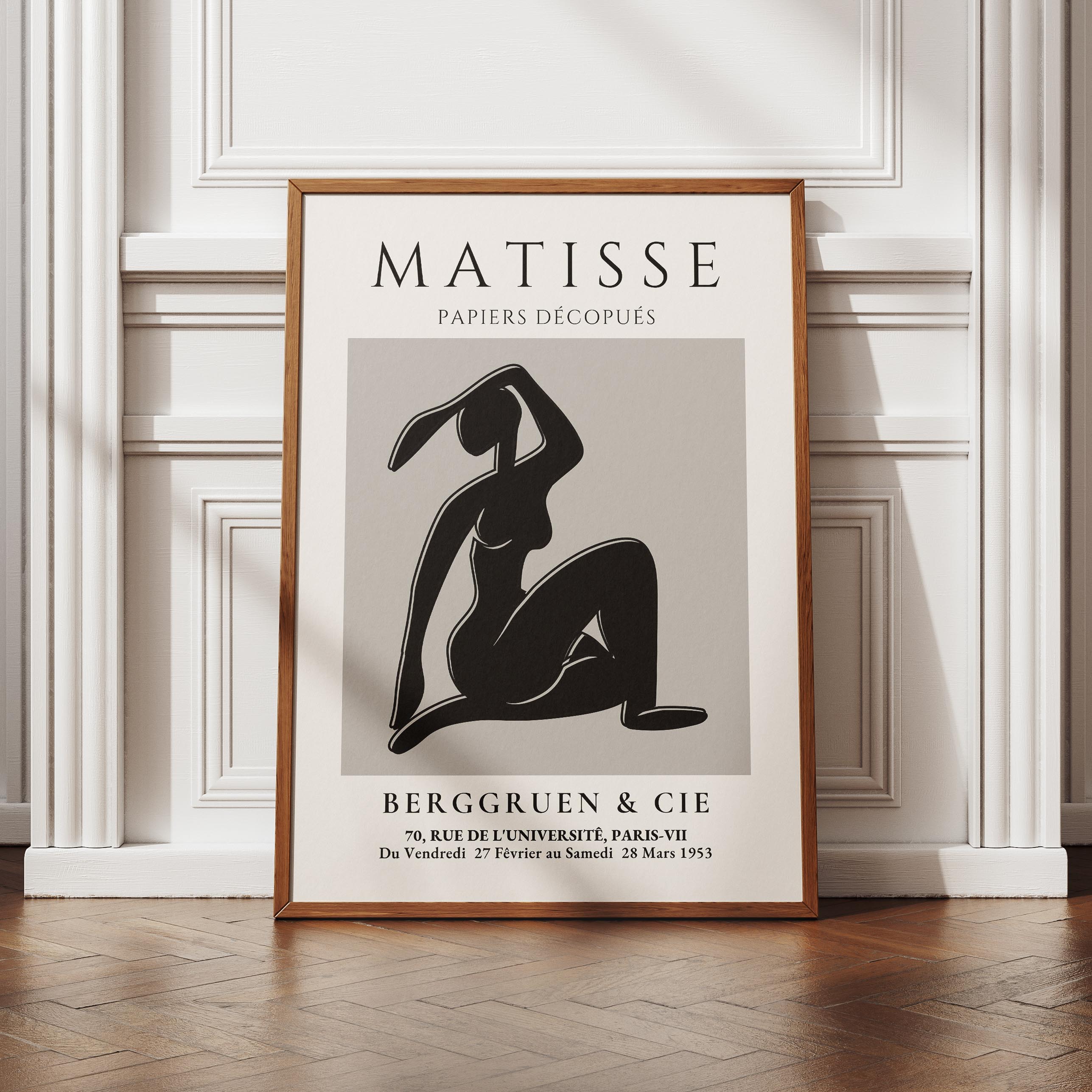 Modern Bold Figure Papiers Découpés - Henri Matisse - Rolled Poster Wall Art Print