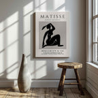 Modern Bold Figure Papers D'Occasion - Henri Matisse - Framed Canvas Wall Art Print