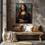 Mona Lisa - Leonardo da Vinci - Framed Canvas Wall Art Print | House Prints