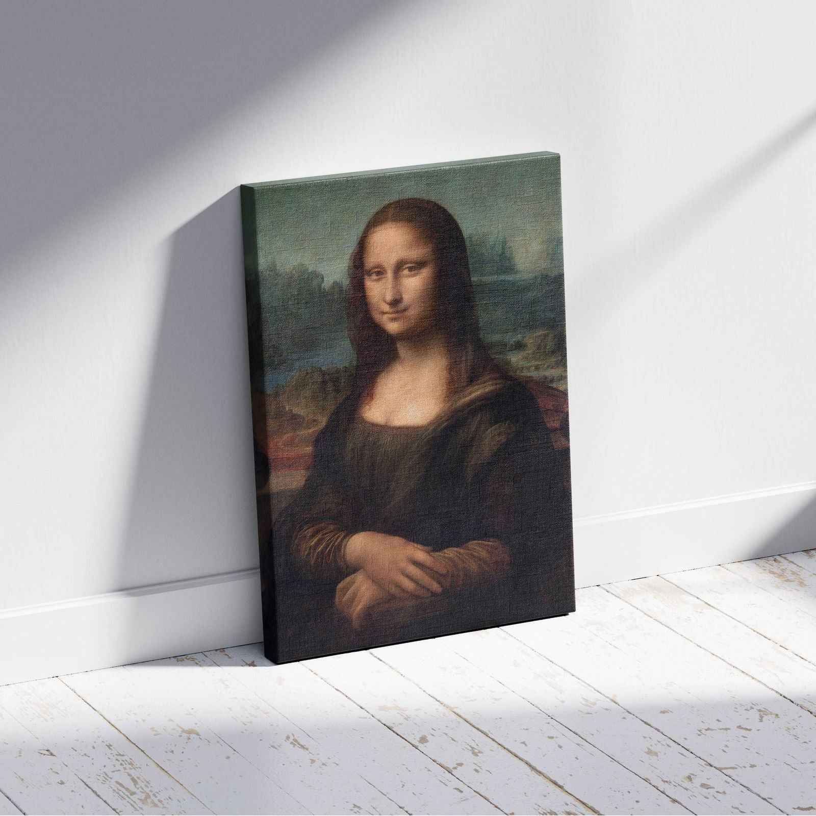 Mona Lisa - Leonardo da Vinci - Framed Canvas Wall Art Print - House Prints