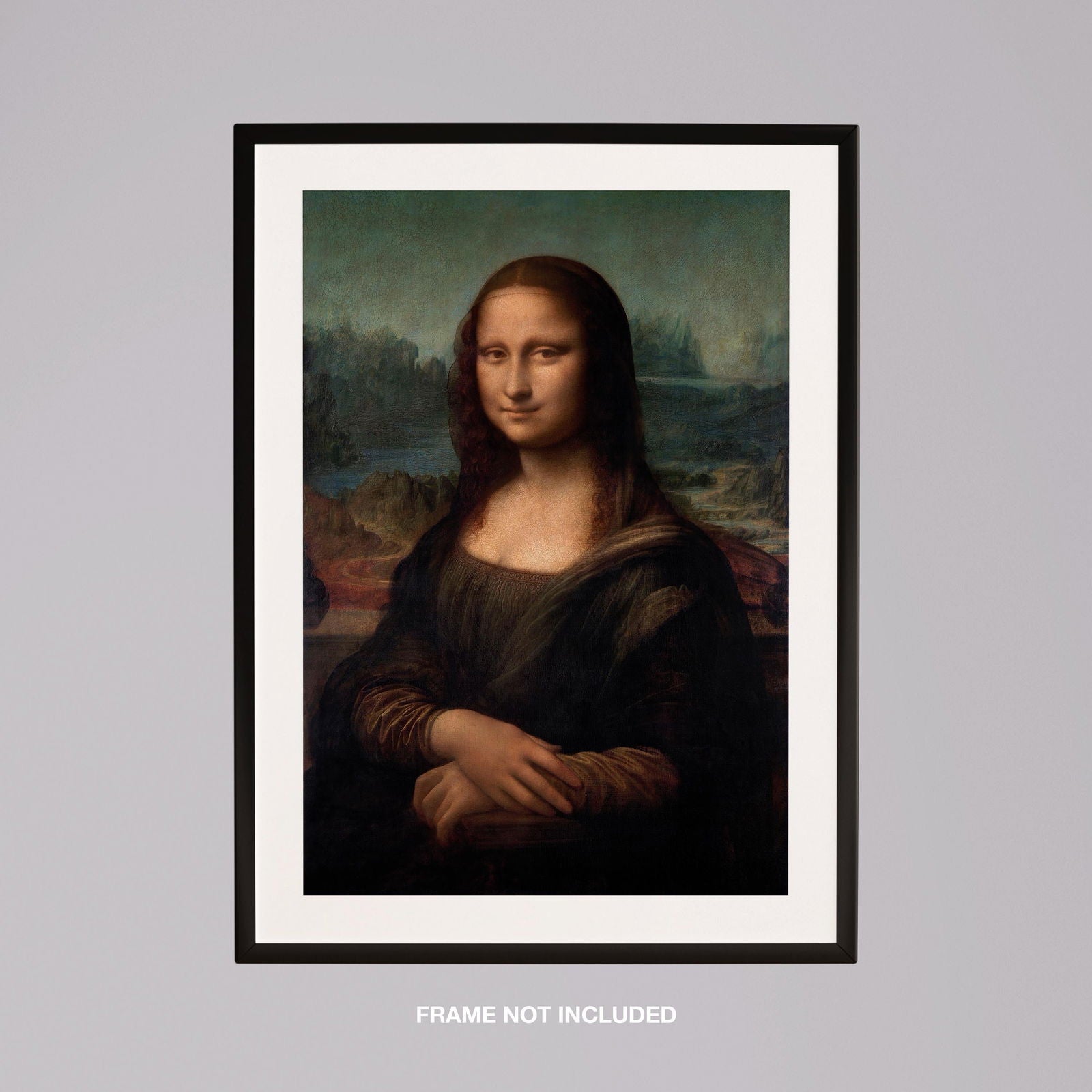 Mona Lisa - Leonardo da Vinci - Rolled Poster Wall Art Print - House Prints