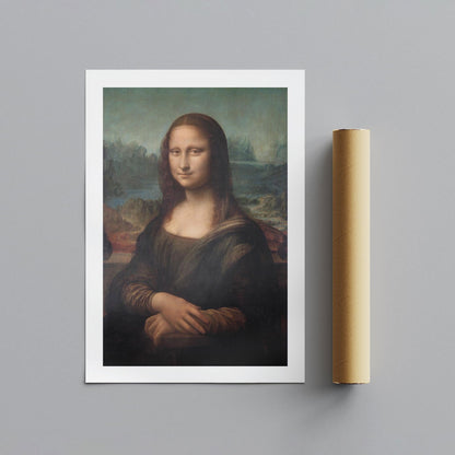 Mona Lisa - Leonardo da Vinci - Rolled Poster Wall Art Print - House Prints