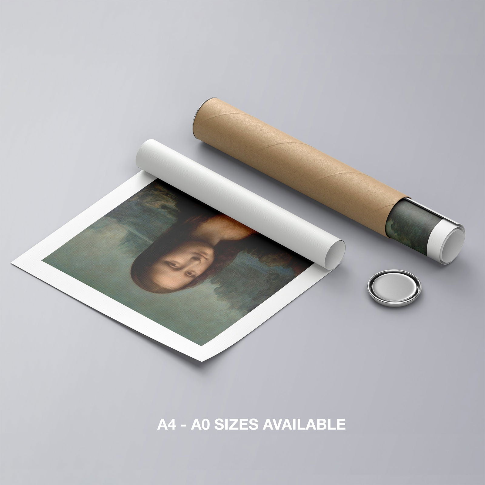Mona Lisa - Leonardo da Vinci - Rolled Poster Wall Art Print - House Prints