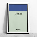 Custom Home Family Board Game Property - Rolled Poster Wall Art Print | House Prints