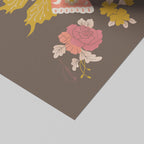 Moonlit Moth Meadow - Rosalinde Clara - Rolled Poster Wall Art Print | House Prints