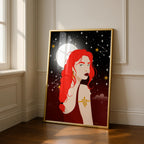 Moonlit Muse - Rosalinde Clara - Rolled Poster Wall Art Print | House Prints