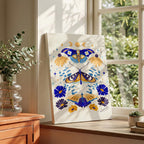 Moths in Stardust - Rosalinde Clara - Framed Canvas Wall Art Print | House Prints