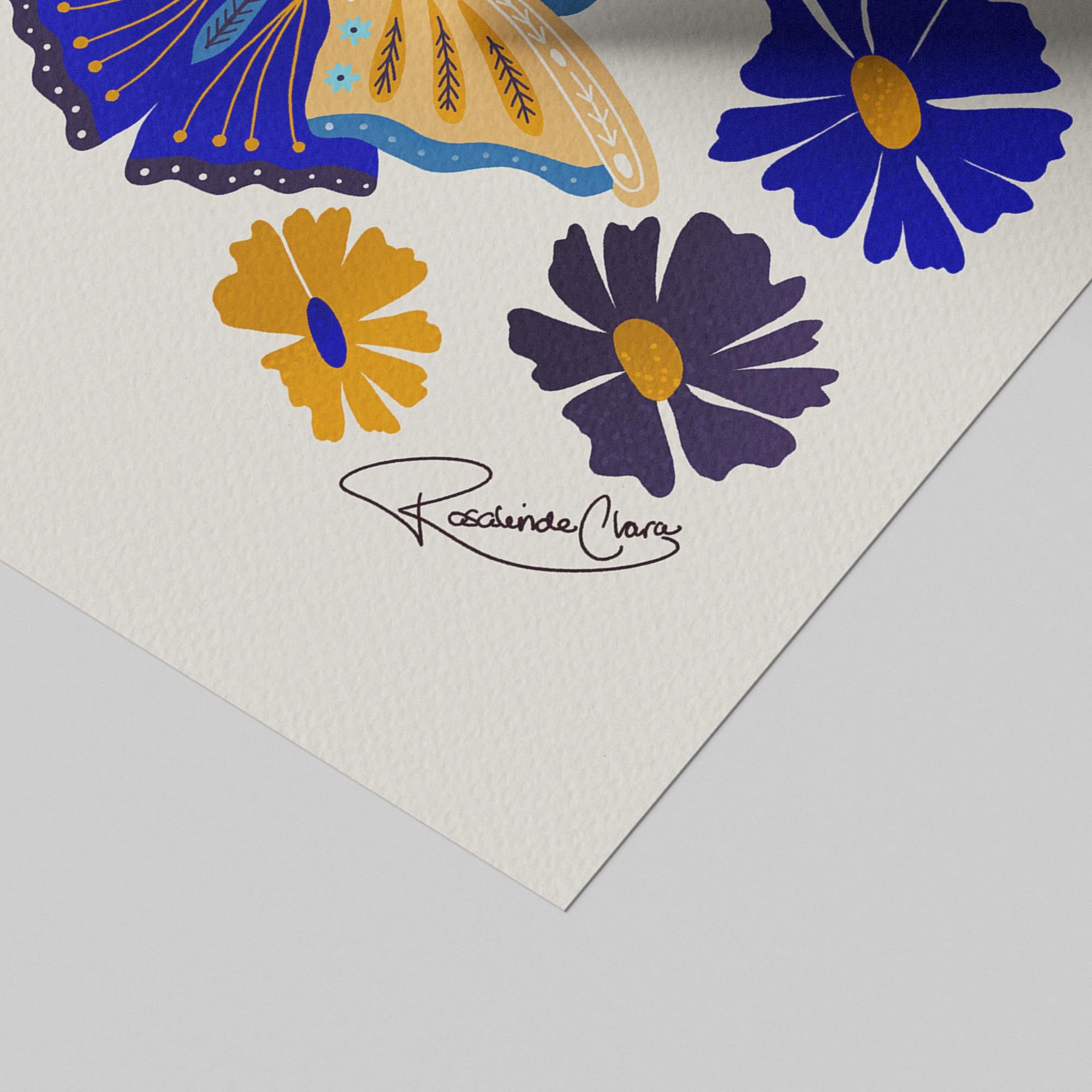 Moths in Stardust - Rosalinde Clara - Rolled Poster Wall Art Print | House Prints