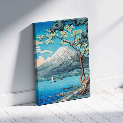 Mount Fuji from Lake Yamanaka - Hiroaki Takahashi - Framed Canvas Wall Art Print - House Prints