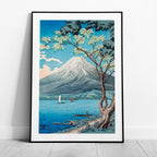 Mount Fuji from Lake Yamanaka - Hiroaki Takahashi - Rolled Poster Wall Art Print | House Prints