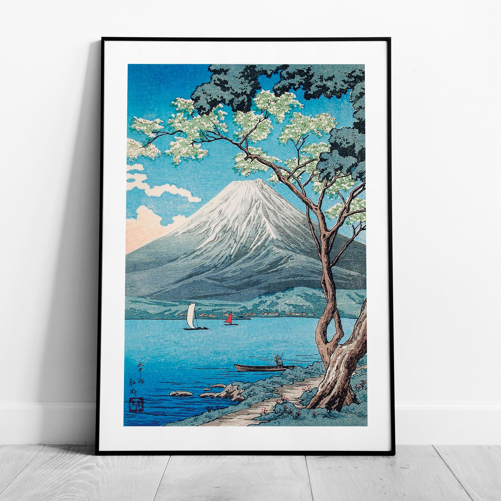 Mount Fuji from Lake Yamanaka - Hiroaki Takahashi - Rolled Poster Wall Art Print | House Prints