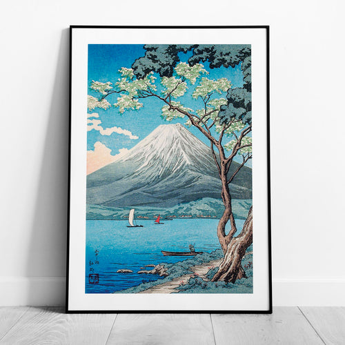 Mount Fuji from Lake Yamanaka - Hiroaki Takahashi - Rolled Poster Wall Art Print | House Prints