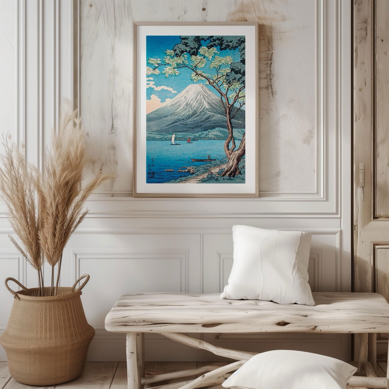 Mount Fuji from Lake Yamanaka - Hiroaki Takahashi - Rolled Poster Wall Art Print | House Prints