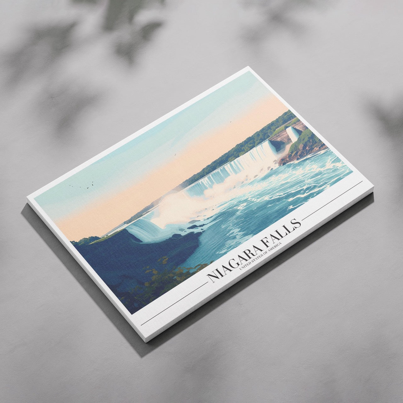 Majestic Niagara Falls World Travel - Framed Canvas Wall Art Print | House Prints