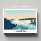Majestic Niagara Falls World Travel - Framed Canvas Wall Art Print | House Prints