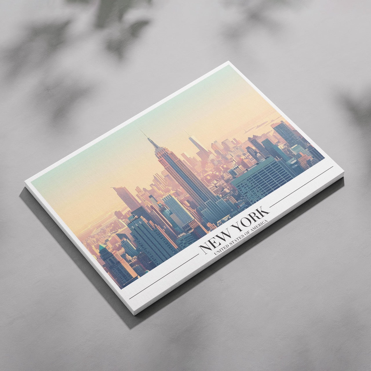 Iconic New York City NYC World Travel - Framed Canvas Wall Art Print | House Prints