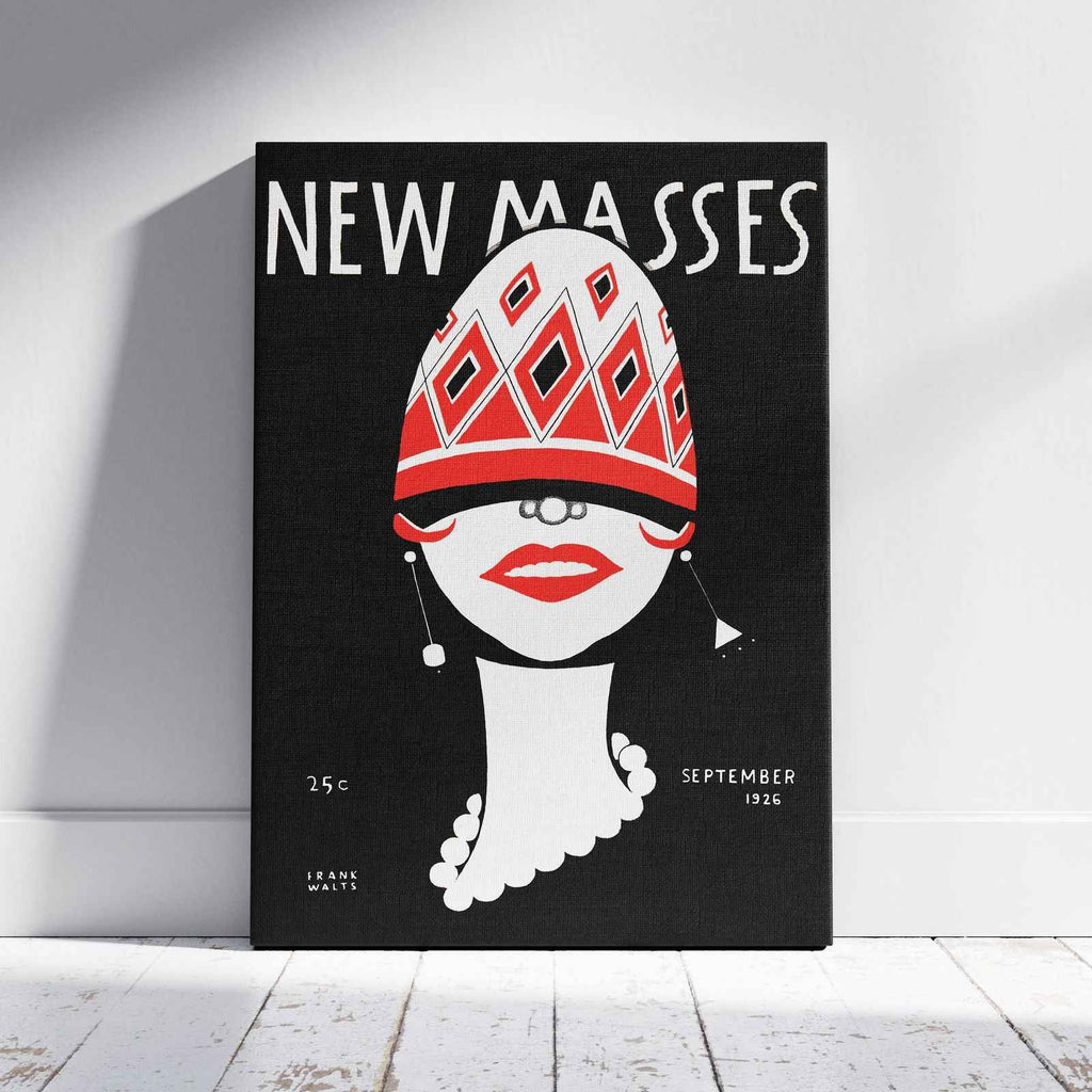 New Masses - Frank Walts - Framed Canvas Wall Art Print | House Prints