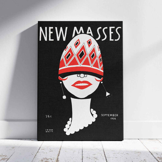 New Masses - Frank Walts - Framed Canvas Wall Art Print - House Prints