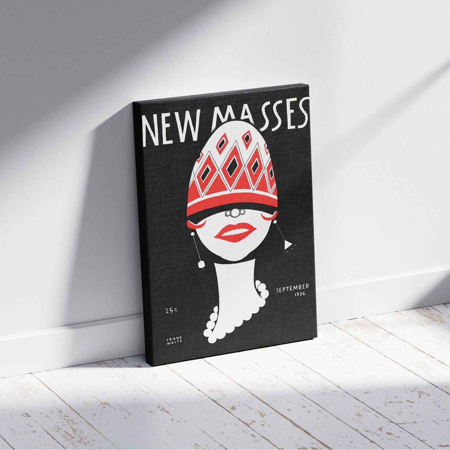 New Masses - Frank Walts - Framed Canvas Wall Art Print - House Prints