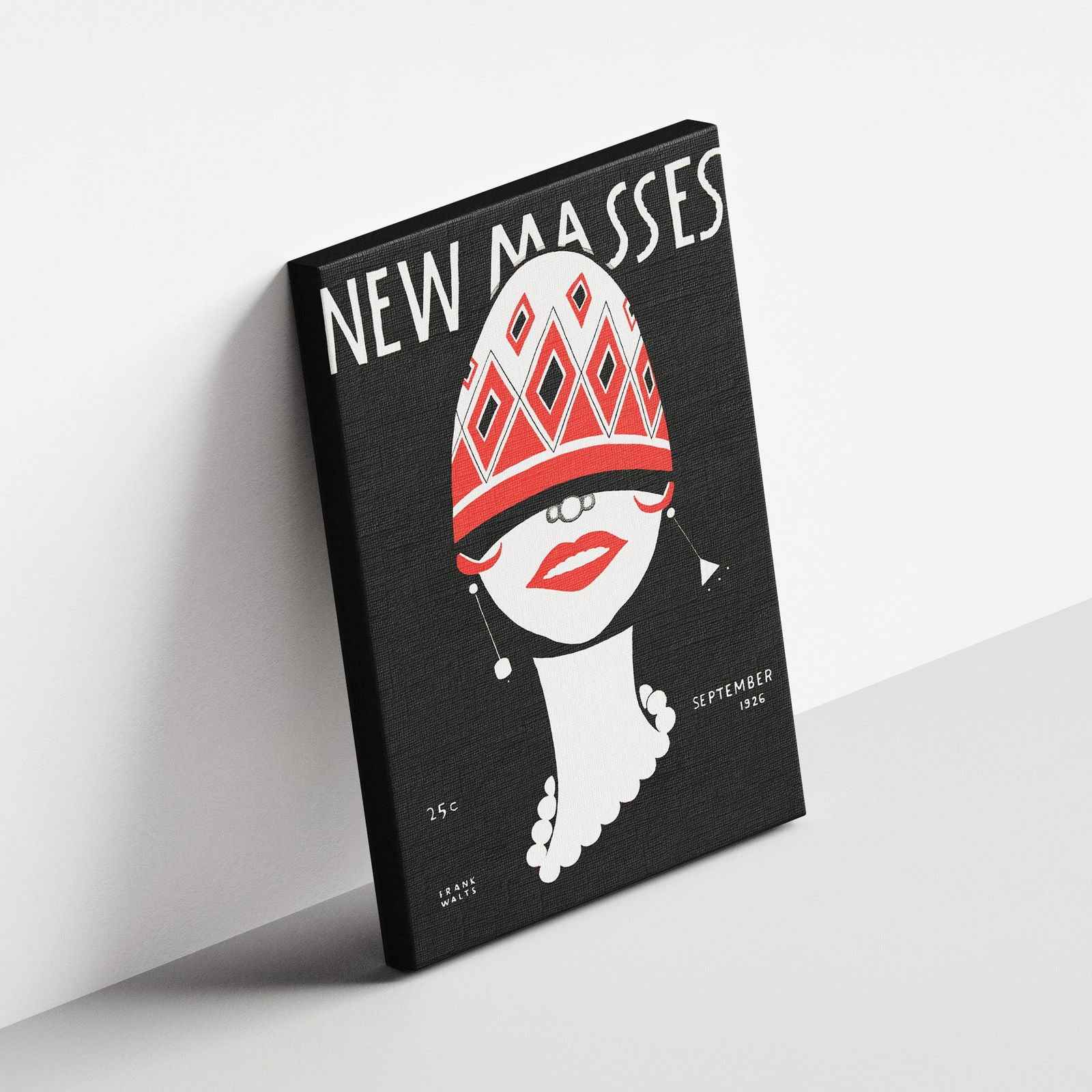 New Masses - Frank Walts - Framed Canvas Wall Art Print - House Prints