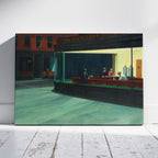 Nighthawks - Edward Hopper - Framed Canvas Wall Art Print | House Prints