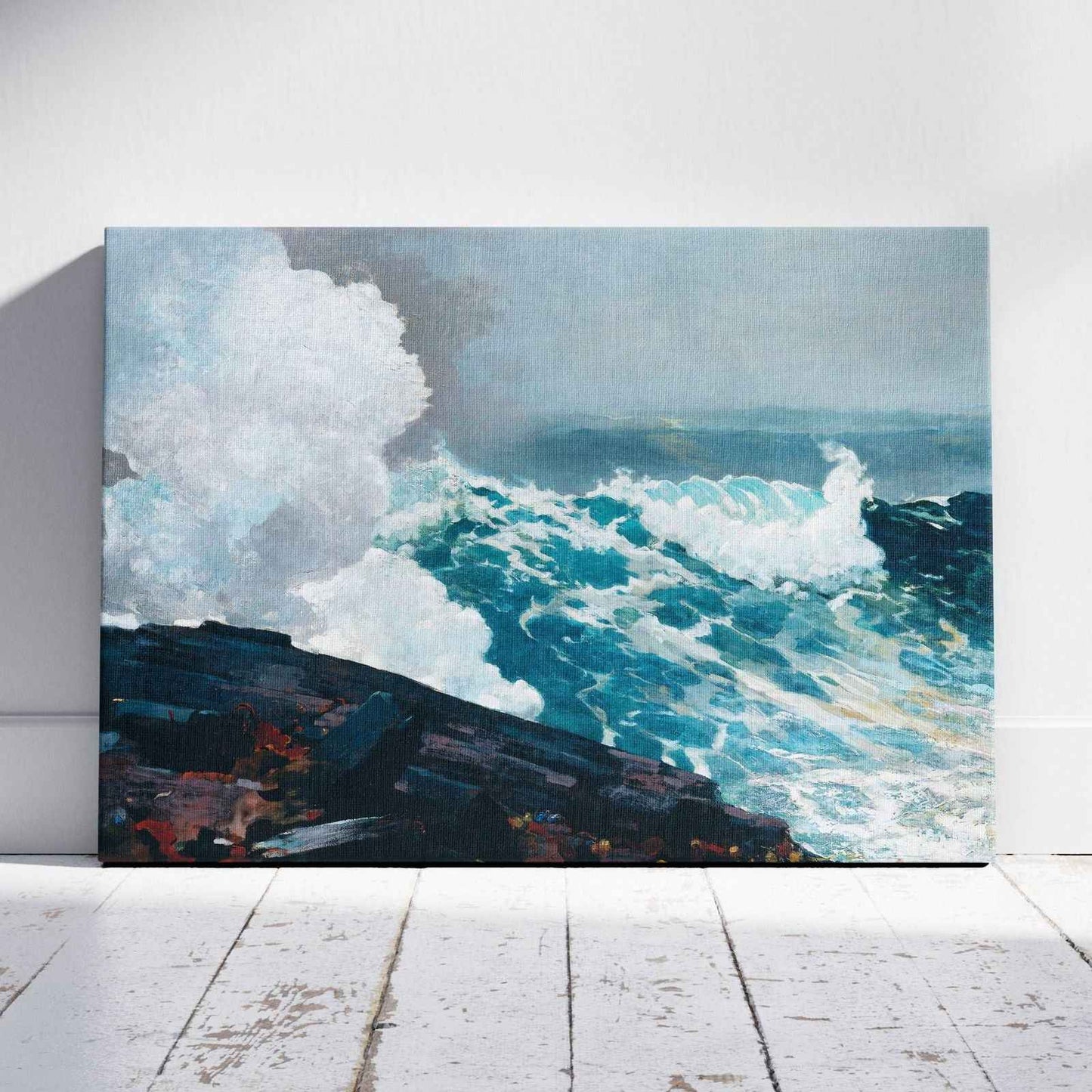 Northeaster - Winslow Homer - Framed Canvas Wall Art Print - House Prints
