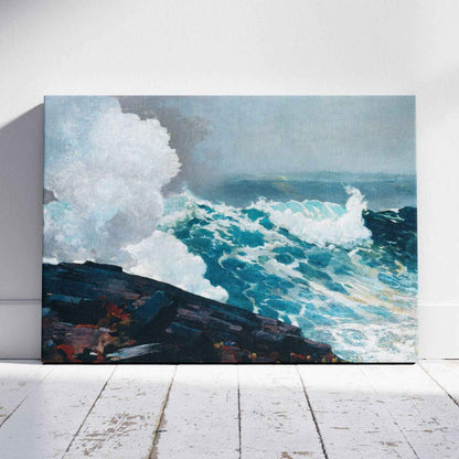 Northeaster - Winslow Homer - Framed Canvas Wall Art Print - House Prints