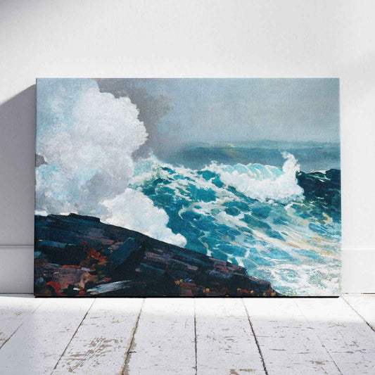 Northeaster - Winslow Homer - Framed Canvas Wall Art Print - House Prints