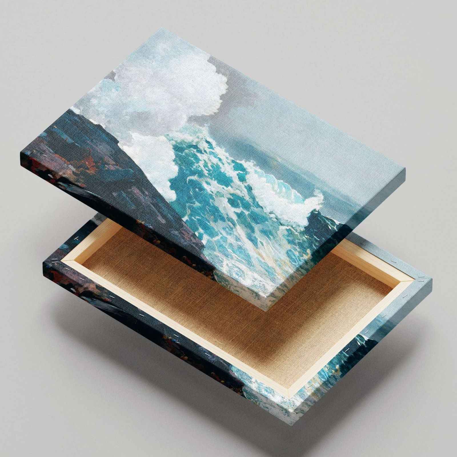 Northeaster - Winslow Homer - Framed Canvas Wall Art Print | House Prints