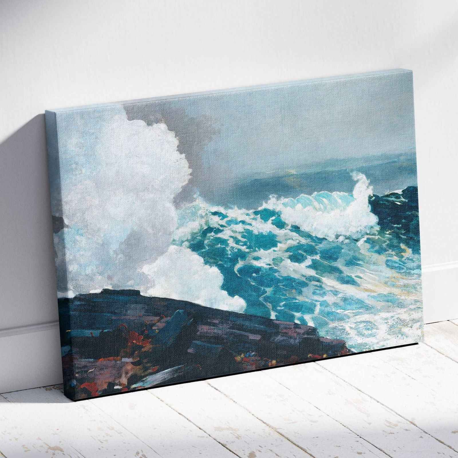 Northeaster - Winslow Homer - Framed Canvas Wall Art Print - House Prints