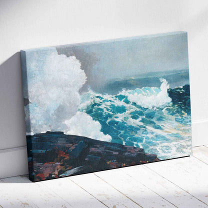 Northeaster - Winslow Homer - Framed Canvas Wall Art Print - House Prints