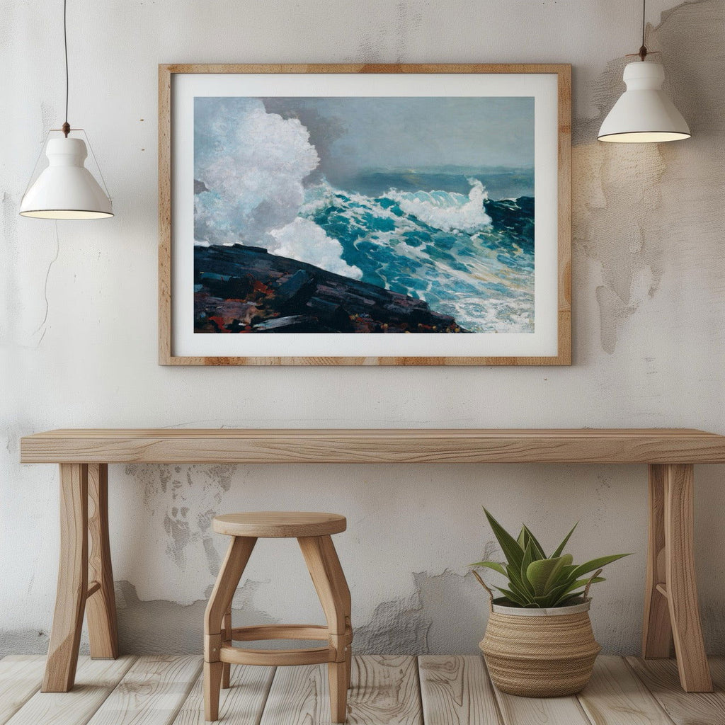 Northeaster - Winslow Homer - Rolled Poster Wall Art Print | House Prints