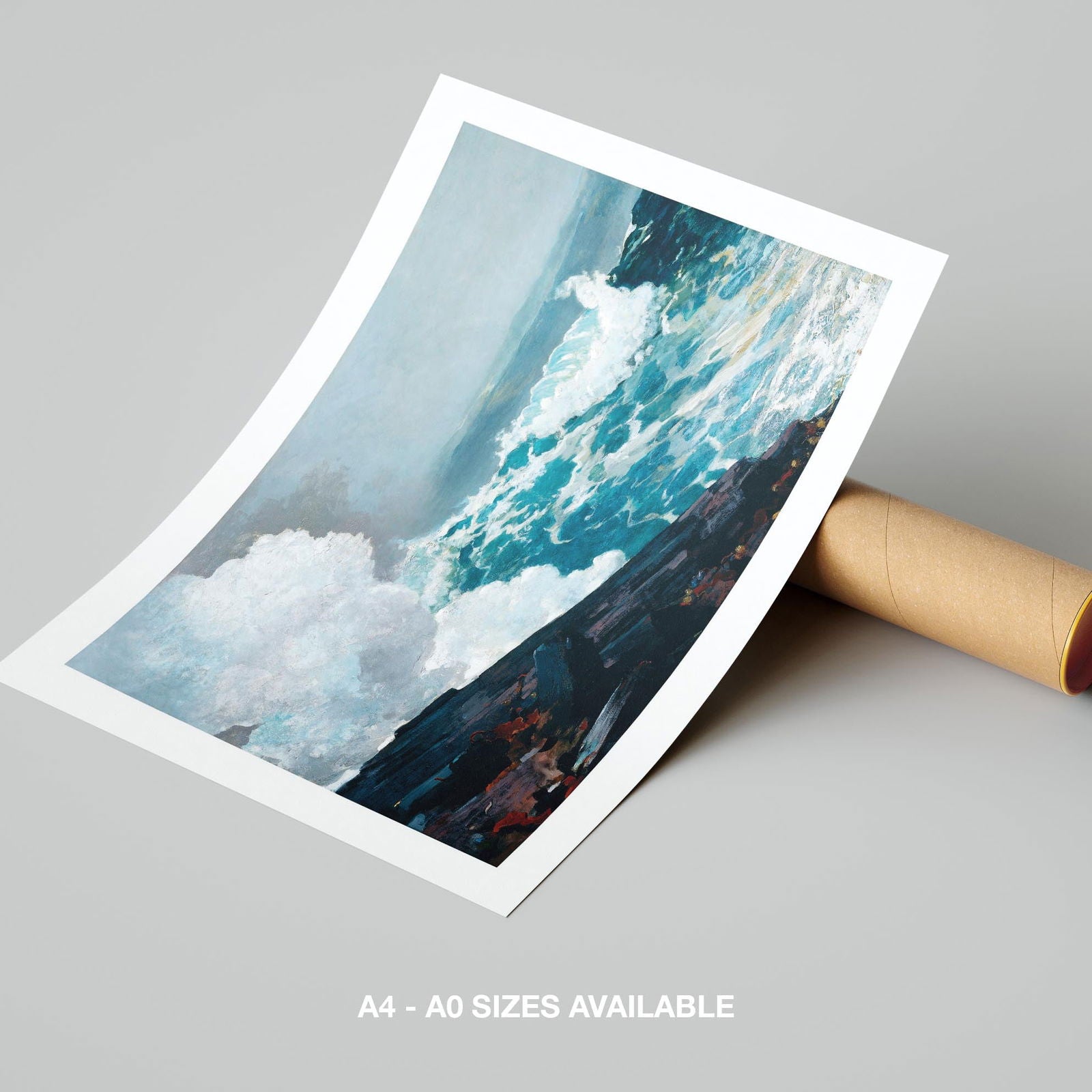 Northeaster - Winslow Homer - Rolled Poster Wall Art Print | House Prints