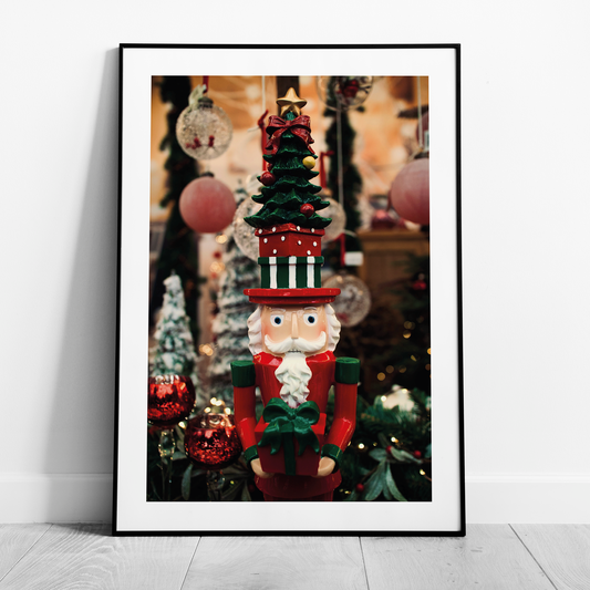 Nutcracker Traditional Christmas Tree Decorations - Rolled Poster Wall Art Print - House Prints